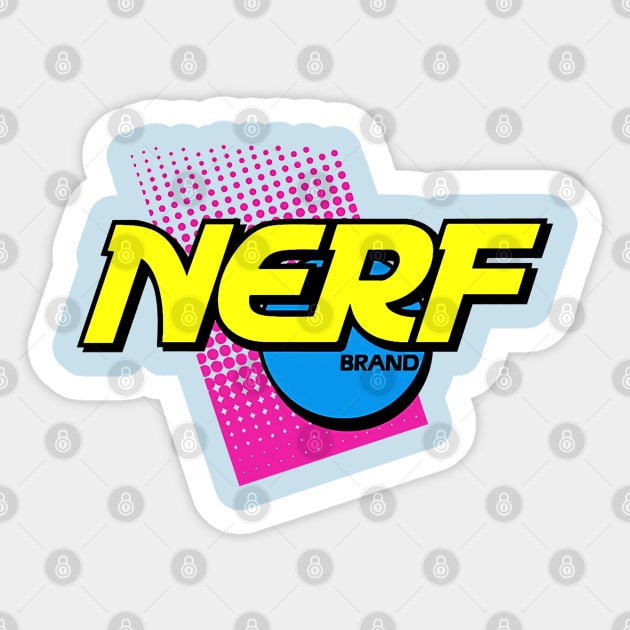 Nerf - 90s Retro Classic Sports Sticker by nicklower